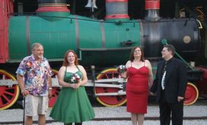 This is the double wedding!  Well, we renewed vows, but you get it, right?