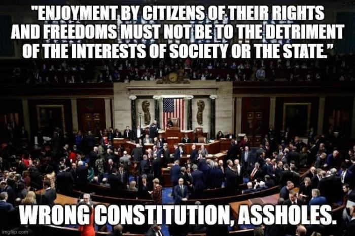 wrong constitution