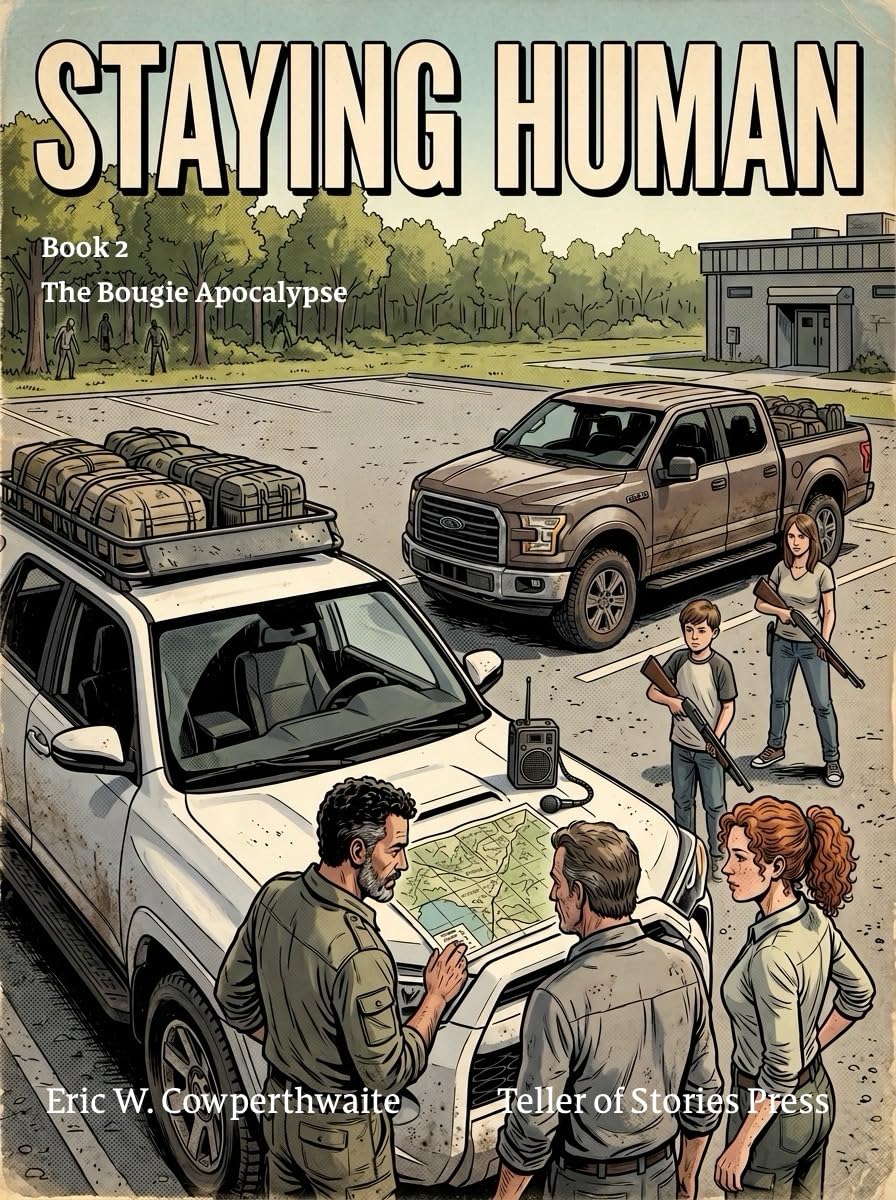 Cover of Staying Human (Bougie Apocalypse Book 2)
