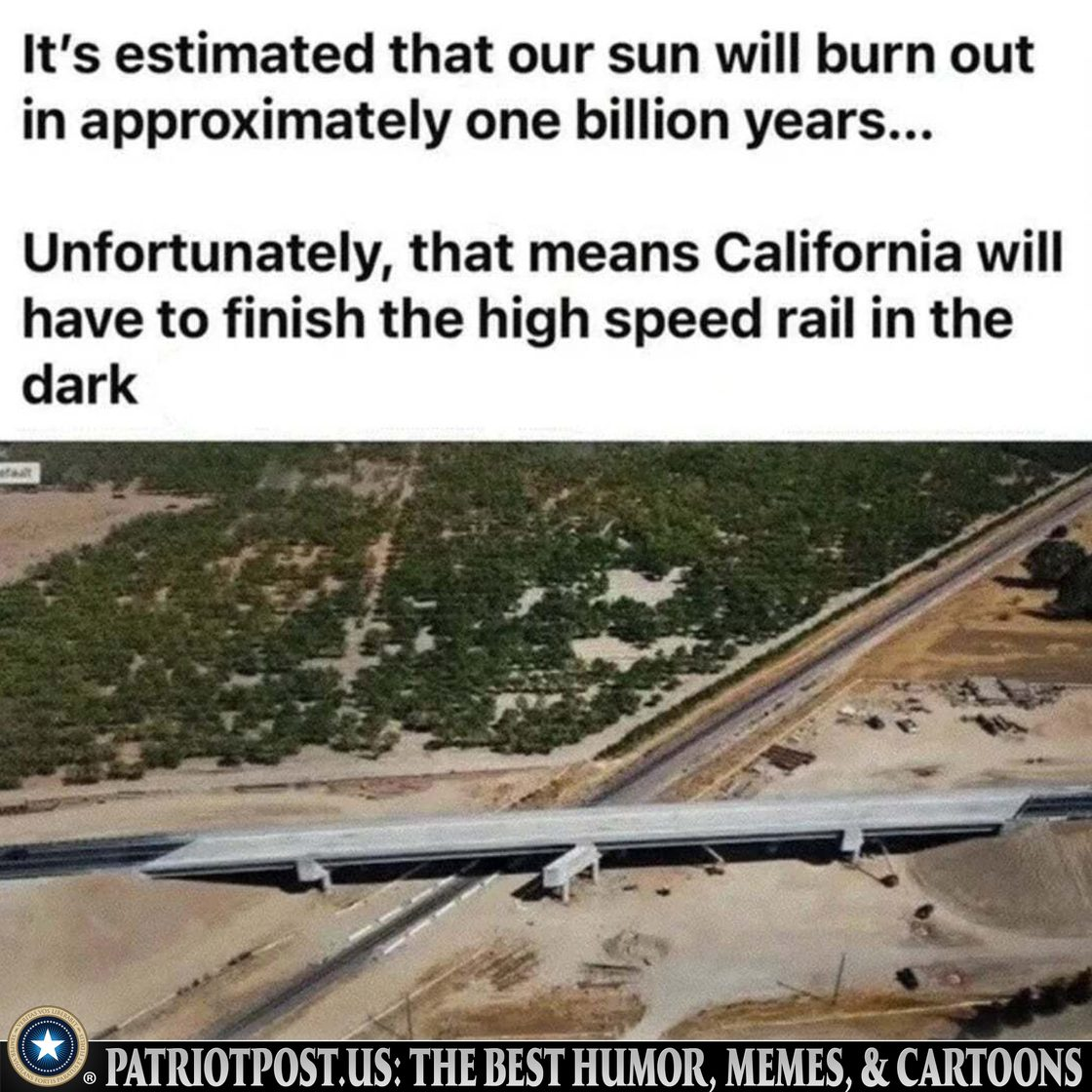 meme sun burn out high speed rail
