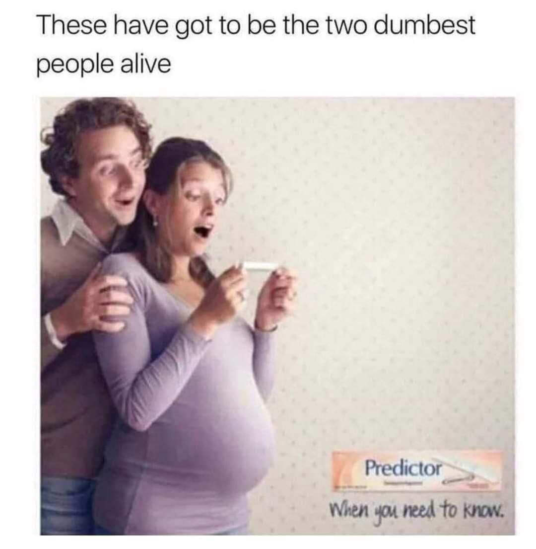 pregnancy test while pregnant dumb