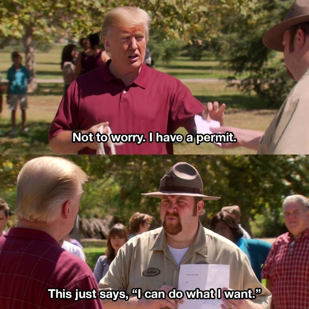 trump permit do what I want