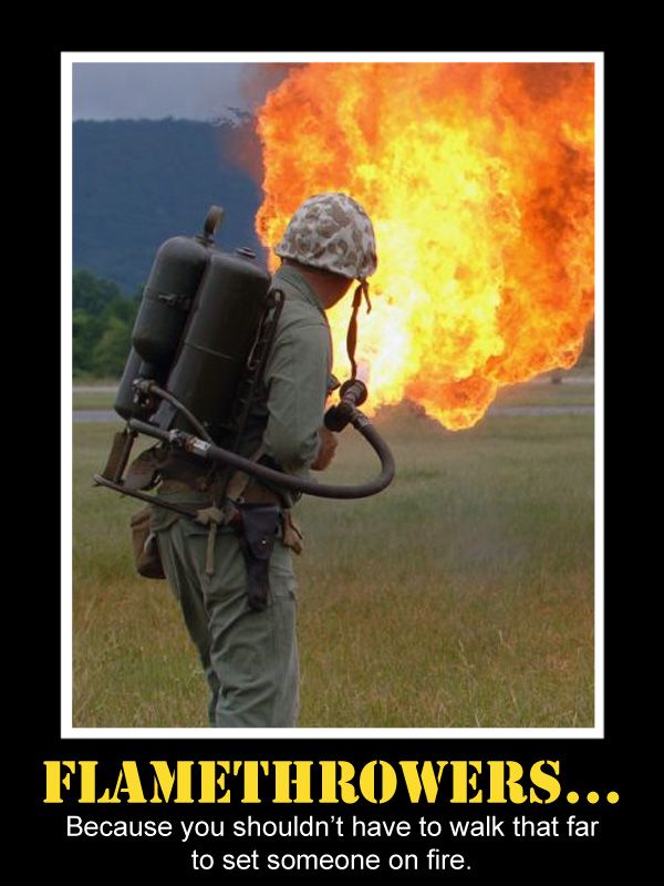 Flamethrowers