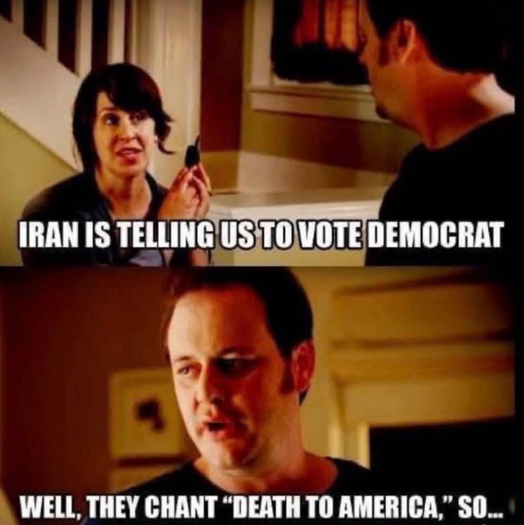 meme iran vote democrat